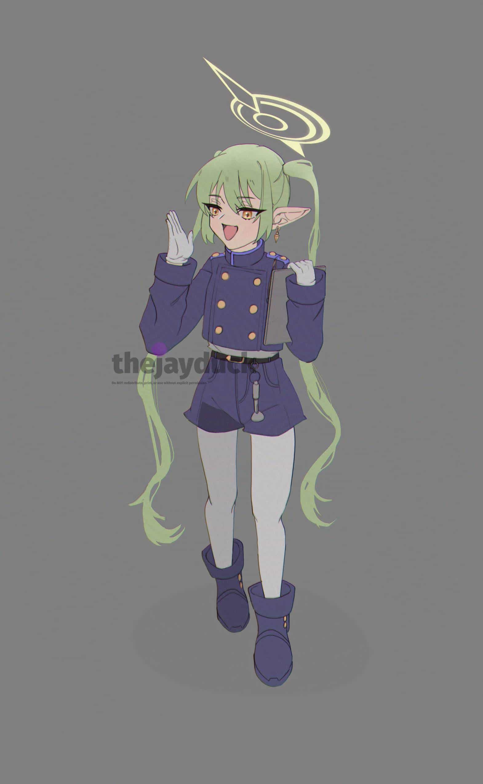 Drawing Tachibana Nozomi - Blue Archive