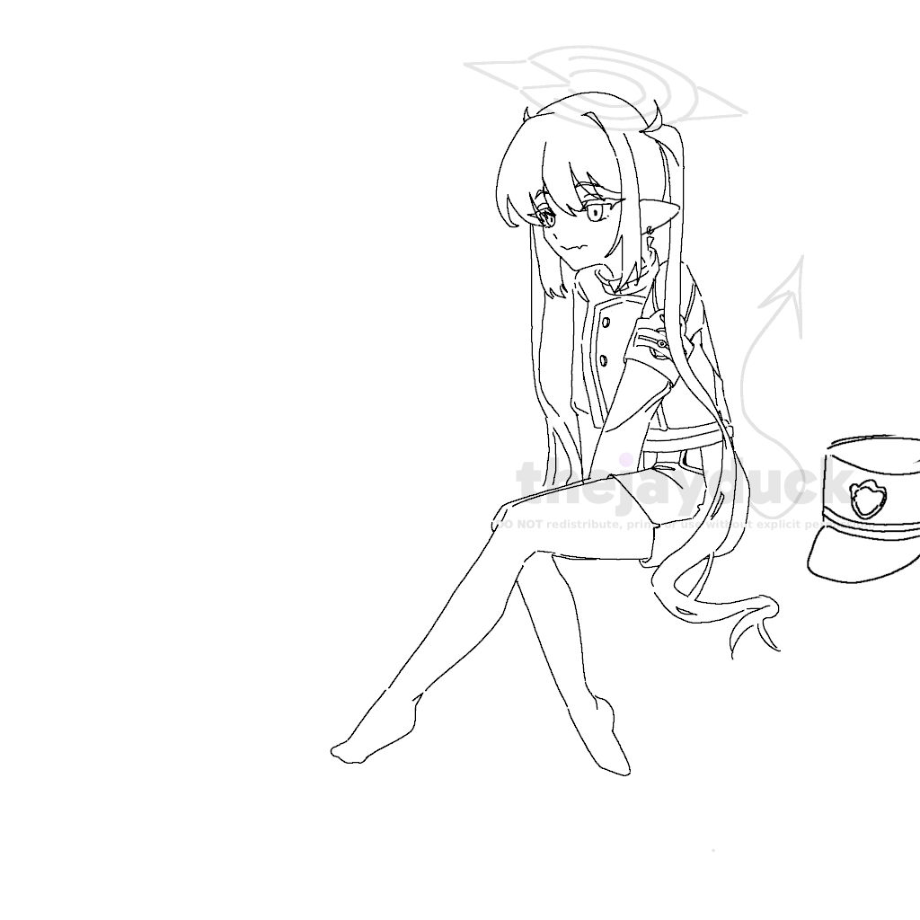 Drawing Tachibana Nozomi - Blue Archive