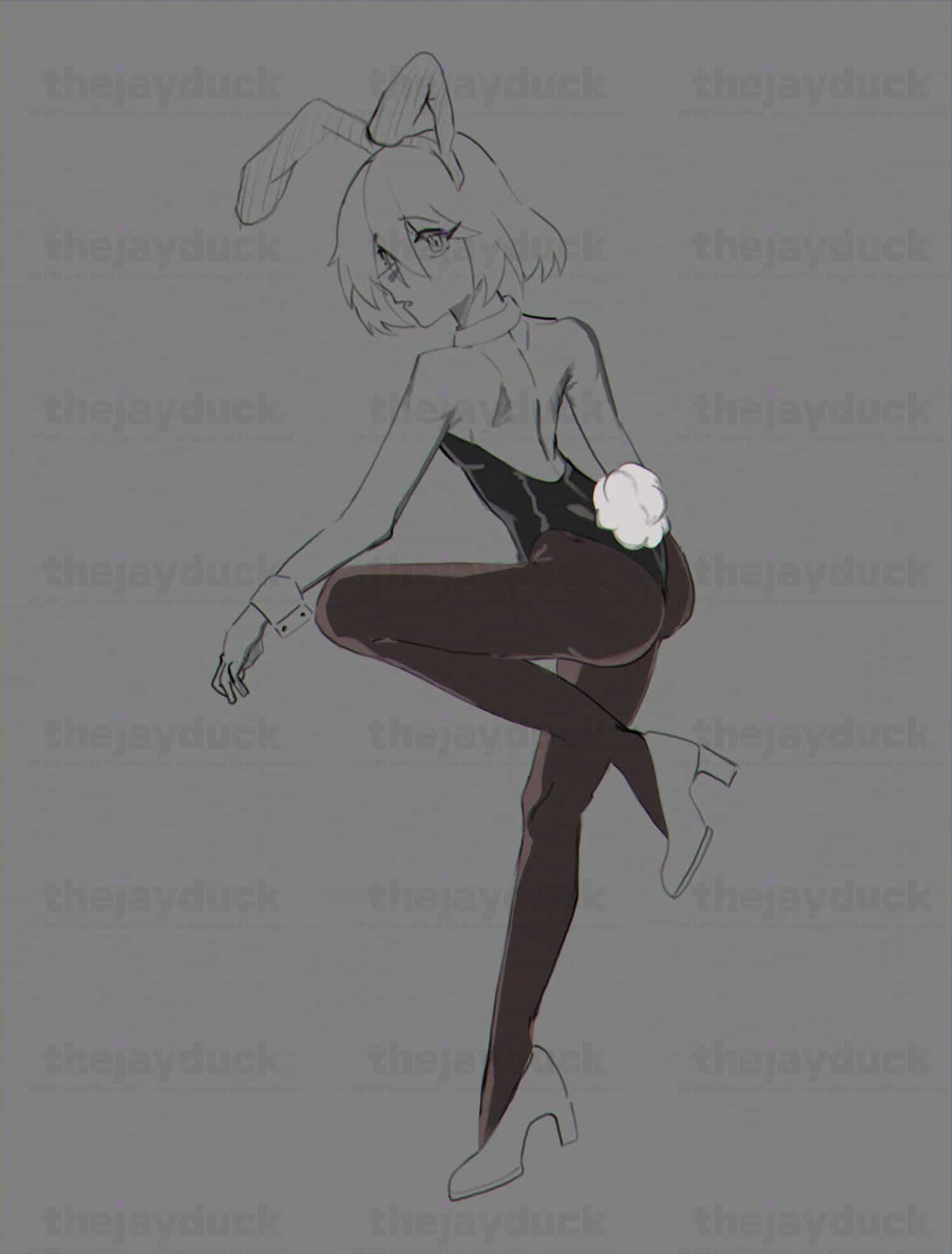 Drawing Bunny Girl